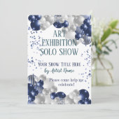 美術展ショーローンチパーティー 招待状 (スタンド正面)
