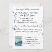 美術展ショーローンチパーティー 招待状 (裏面)