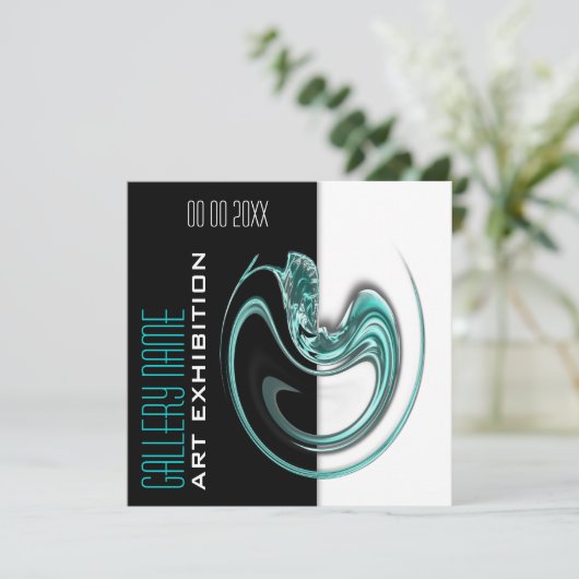 美術展示会の宝石展カスタマイズ示場 招待状 (スタンド正面)