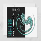 美術展示会の宝石展カスタマイズ示場 招待状 (正面)