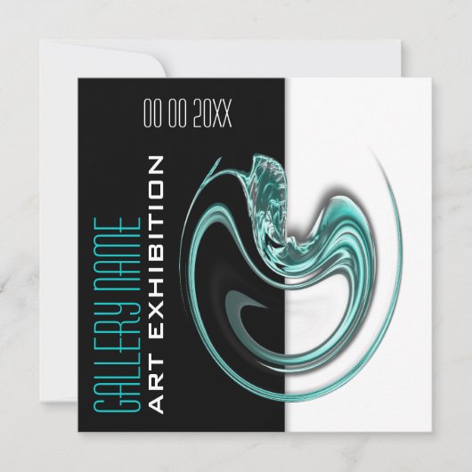 美術展示会の宝石展カスタマイズ示場 招待状 (正面)