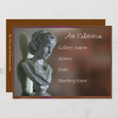 美術展示招待状 招待状 (正面/裏面)