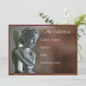 美術展示招待状 招待状 (スタンド正面)