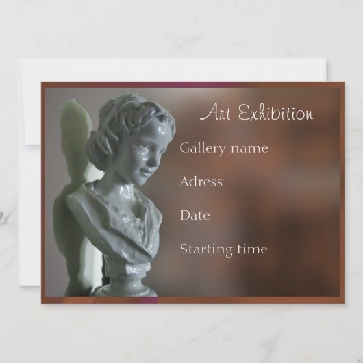 美術展示招待状 招待状 (正面)