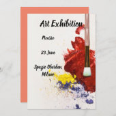 美術展覧招待状 シーズンカード (正面/裏面)