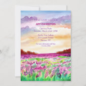 美術展 招待状 (正面)