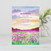 美術展 招待状 (スタンド正面)