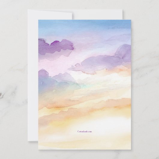 美術展 招待状 (裏面)