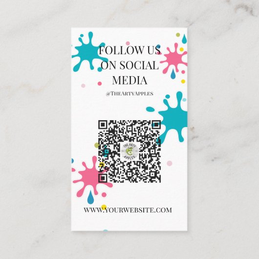 美術工絵を描房 名刺 (裏面)