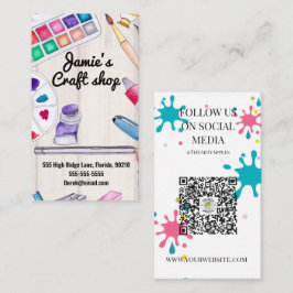 美術工絵を描房 名刺