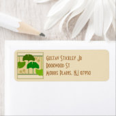 美術工芸銀杏葉市 ラベル (インサイチュ)