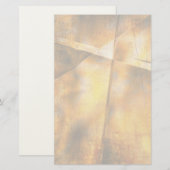 美術抽象芸術カラフル背景 便箋 (正面/裏面)