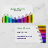 美術教師の名刺 名刺 (正面/裏面)