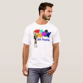 美術教師のTシャツ Tシャツ (正面フル)