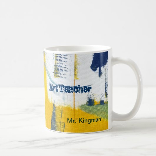 美術教師 コーヒーマグカップ (右)