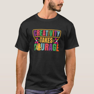 美術教師 創造性 アーティスト アート スクール Tシャツ