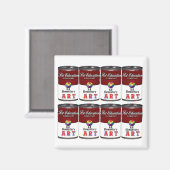 美術教育ポップ・アートの学 –  マグネット (正面/裏面)