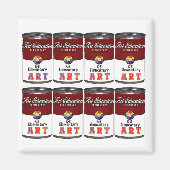 美術教育ポップ・アートの学 – マグネット (正面)