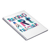 美術退職した先生教え退職金 ノートブック (右側)