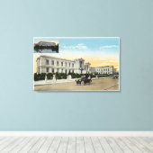 美術館の外観# 2 キャンバスプリント (インサイチュ (ウッドフロア))