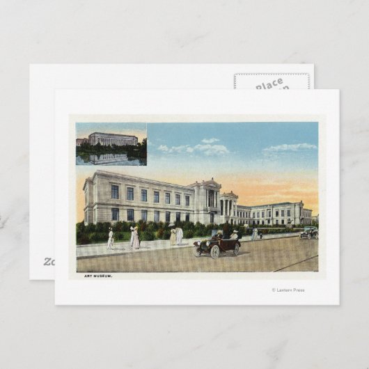 美術館の外観# 2 ポストカード (正面/裏面)