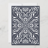 美術館スタイルの結婚式招待状 | インク 招待状 (裏面)