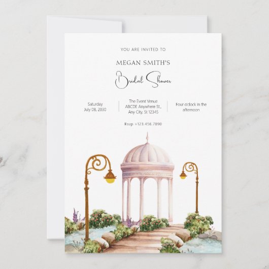 美観庭園 招待状 (正面)