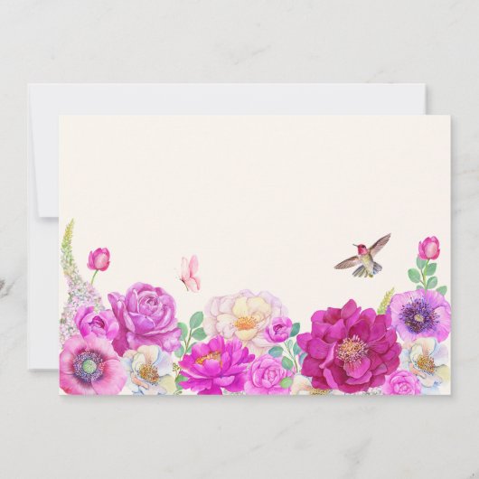 美観花写真卒業 招待状 (裏面)