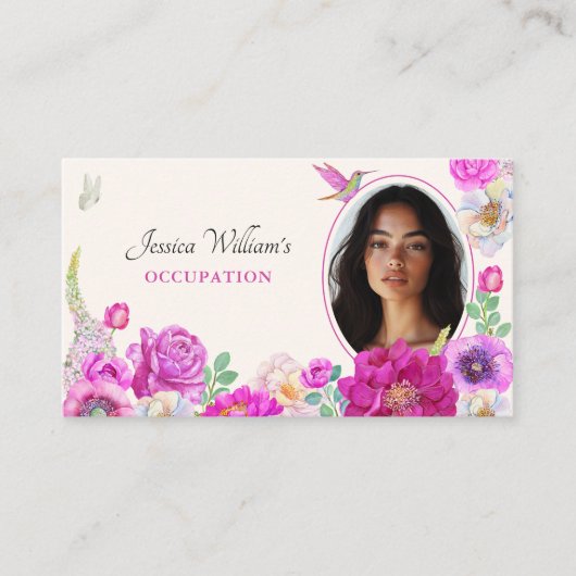 美観花写真 名刺 (正面)