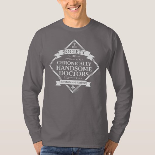 美貌の医師会 - 面白いね Tシャツ (正面)