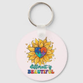 美違うしい自閉症だ キーホルダー (裏面)