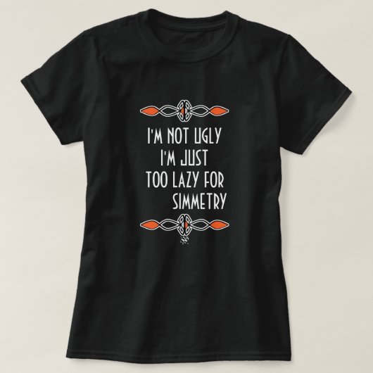 美醜ジョーク v1.1 Tシャツ (デザイン正面)