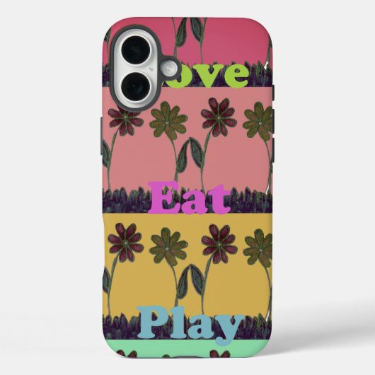 美食べしい美しいフェミニン色 Case-Mate iPhoneケース (裏面)