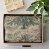 美飾しビクトリアンいクリスマスツリー 薄葉紙 (ギフト)