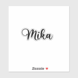 美香名 – 手書き書道 シール