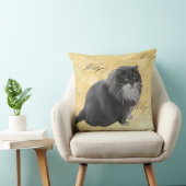 美香3パーソナライズな猫の枕 クッション (椅子)