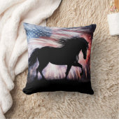 美馬とアメリカの国 クッション (ブランケット)