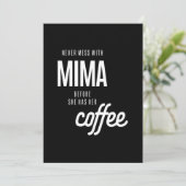 美馬はコーヒーを飲まないと散らからない 招待状 (スタンド正面)