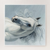 美馬#1装飾用クッション ジグソーパズル (横)