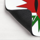 美鮮やかしいケニア国旗のパターン：18つ星の芸術 マウスパッド (コーナー)