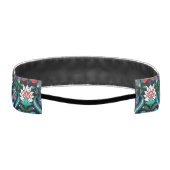 💙 🖤美❤️しいイズニクのトルコ風パターン アスレチックヘッドバンド (裏面)