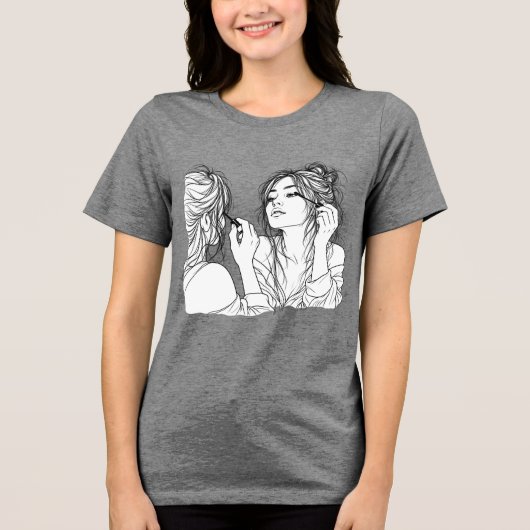 美 トライブレンドTシャツ (正面)