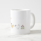 群れからの良い朝 ジャンボコーヒーマグカップ (正面右)