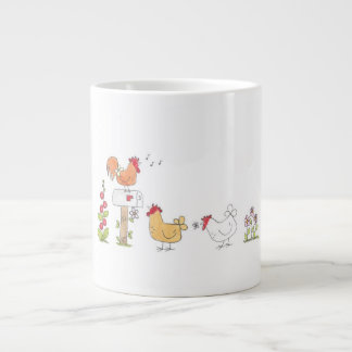 群れからの良い朝 ジャンボコーヒーマグカップ