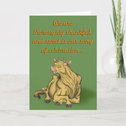 -群れからの…ありがとう サンキューカード (正面)