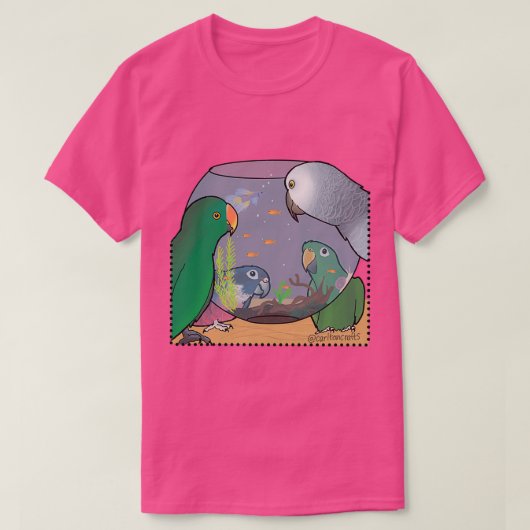 群れと魚クラシックのTシャツ Tシャツ (デザイン正面)