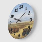 群れの収集 ラージ壁時計 (傾斜)