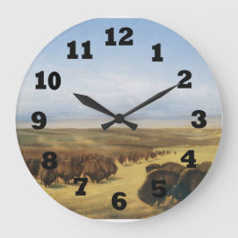 群れの収集 ラージ壁時計