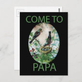 群れの維持:親の育成のキャプチャ ポストカード (正面/裏面)