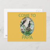 群れの維持:親の育成のキャプチャ ポストカード (正面/裏面)